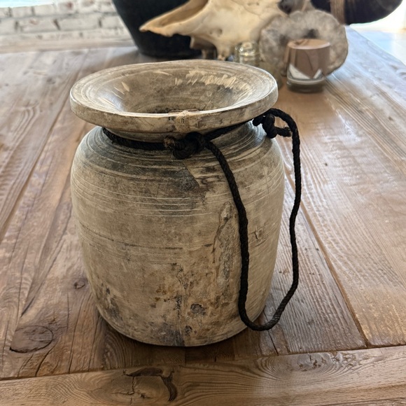 Vintage Wood Vessel - Picture 3 of 6